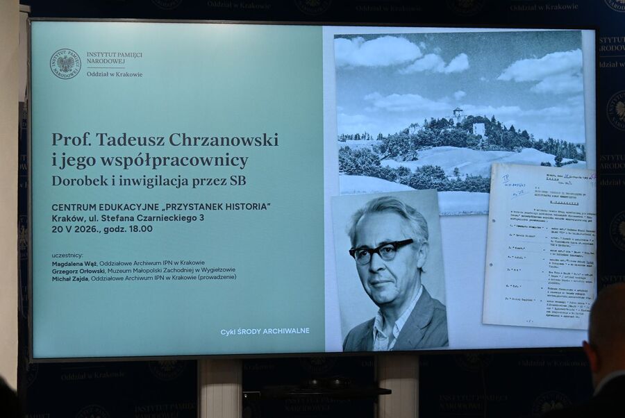 Archiwalna środa o prof. Tadeuszu Chrzanowskim. Fot. Janusz Ślęzak (IPN)