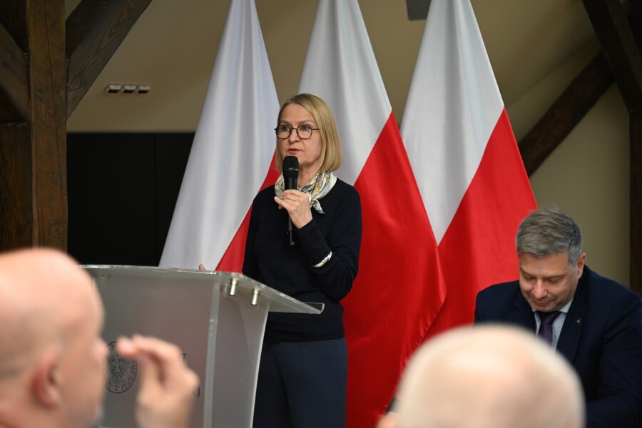 Konferencja naukowa „Poza regulaminem, poza służbą, poza prawem. Codzienność, praktyki nieformalne i życie pozazawodowe funkcjonariuszy SB w latach 1956-1990”. Fot. Żaneta Wierzgacz (IPN)