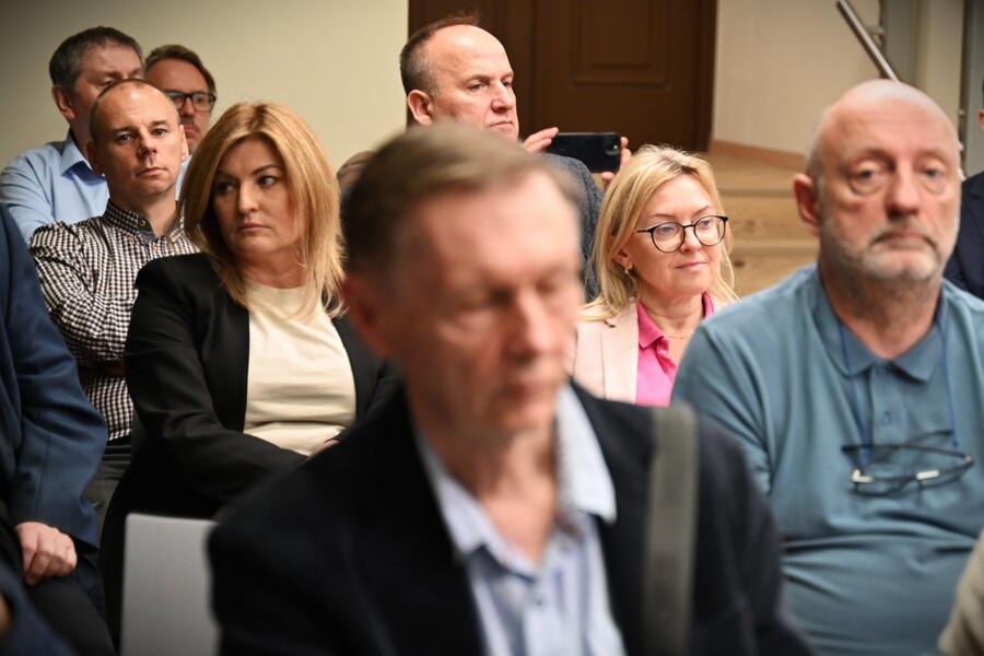 Konferencja naukowa „Poza regulaminem, poza służbą, poza prawem. Codzienność, praktyki nieformalne i życie pozazawodowe funkcjonariuszy SB w latach 1956-1990”. Fot. Żaneta Wierzgacz (IPN)