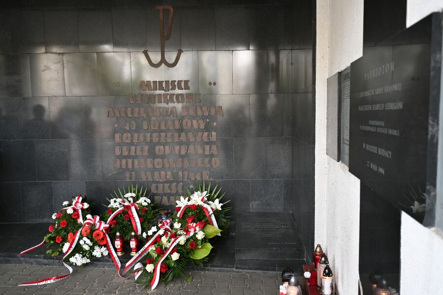 Kraków. 82. rocznica niemieckiej zbrodni na harcerzach. Fot. Janusz Ślęzak (IPN)