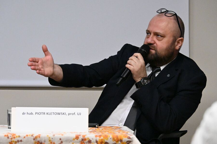 Spotkanie Klubu im. Grota poświęcone propagandzie III Rzeszy w filmie dokumentalnym. Fot. Janusz Ślęzak (IPN)