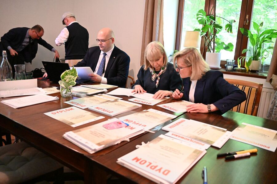 Finał konkursu ziemiańskiego w Goszycach. Fot. Janusz Ślęzak (IPN)