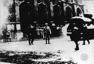Zamieszki w Krakowie w marcu 1968 r. Okolice Collegium Novum UJ
