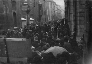 Zamieszki w Krakowie w marcu 1968 r. Ul. Jagiellońska