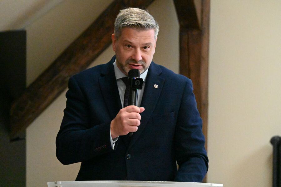 Kraków. Pierwsza konferencja z cyklu „Walka z Kościołem – Walka z Polakami”. Fot. Janusz Ślęzak (IPN)
