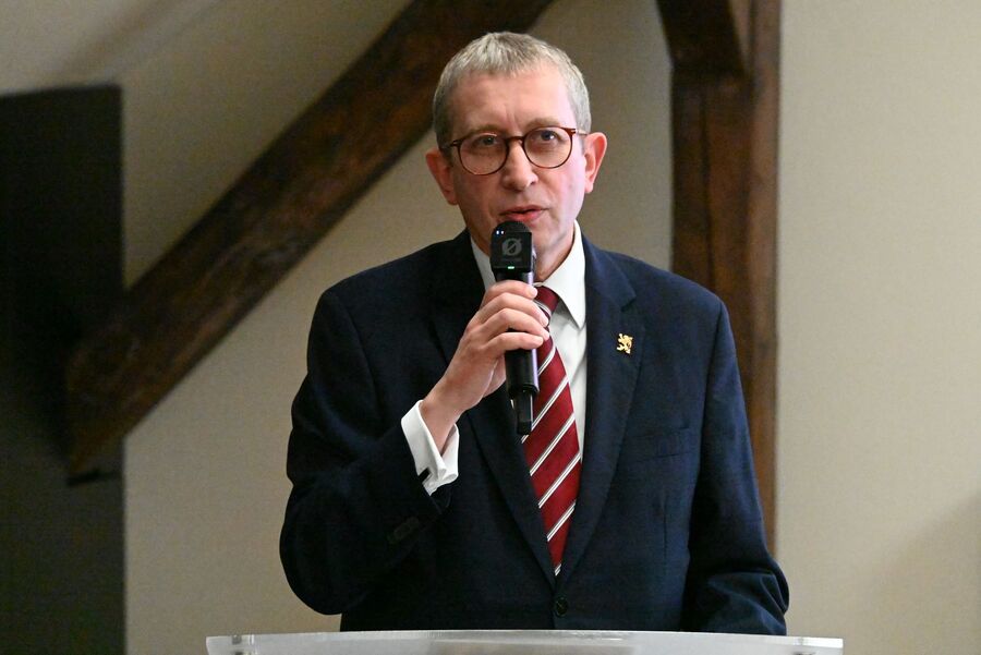 Kraków. Pierwsza konferencja z cyklu „Walka z Kościołem – Walka z Polakami”. Fot. Janusz Ślęzak (IPN)