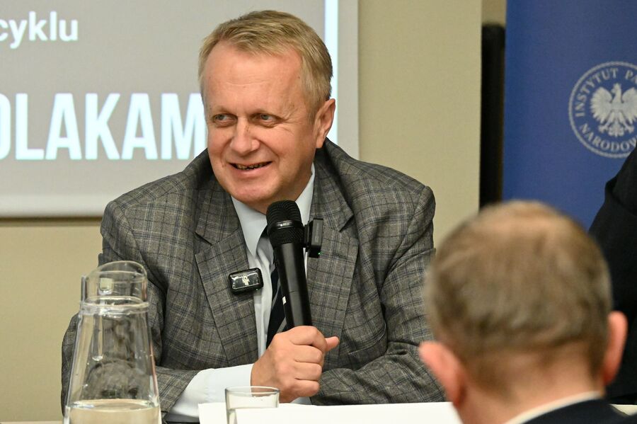 Kraków. Pierwsza konferencja z cyklu „Walka z Kościołem – Walka z Polakami”. Fot. Janusz Ślęzak (IPN)