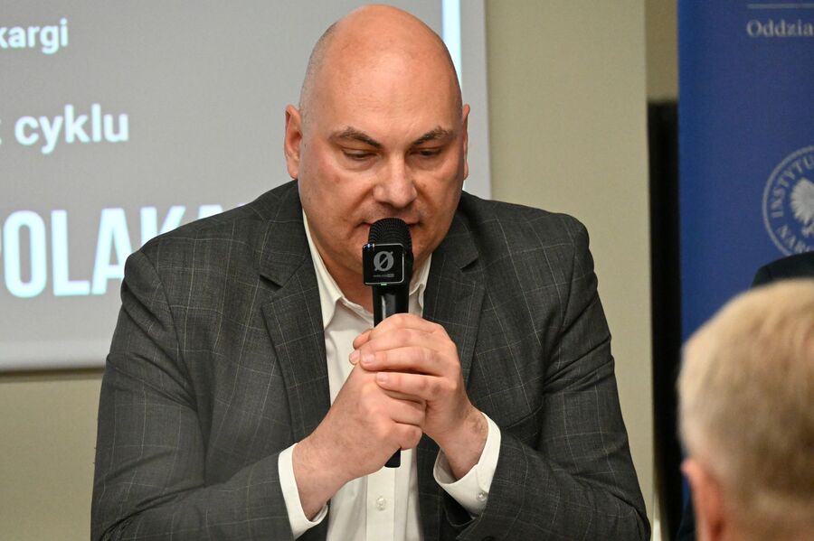 Kraków. Pierwsza konferencja z cyklu „Walka z Kościołem – Walka z Polakami”. Fot. Janusz Ślęzak (IPN)