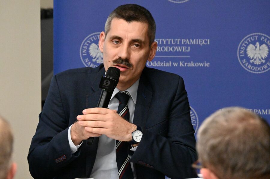 Kraków. Pierwsza konferencja z cyklu „Walka z Kościołem – Walka z Polakami”. Fot. Janusz Ślęzak (IPN)