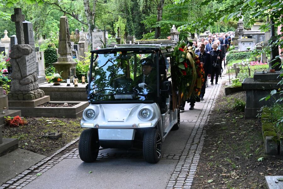 W Krakowie pochowano prof. Michała Pułaskiego. Fot. Janusz Ślęzak (IPN)