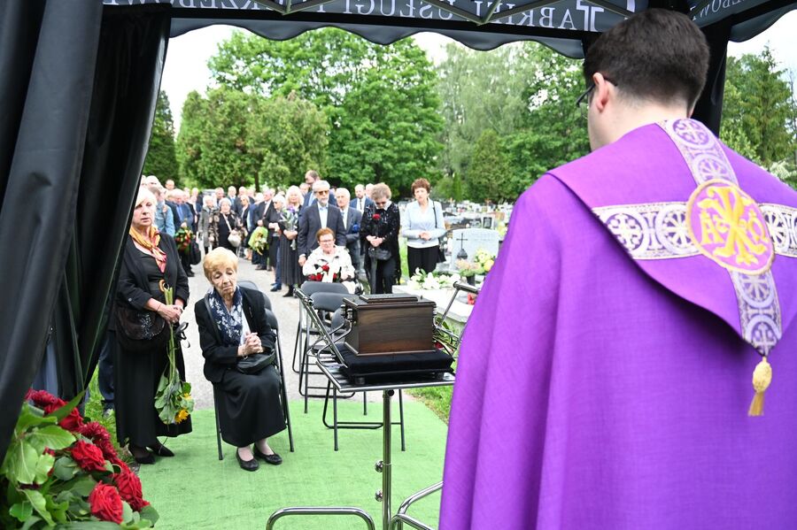W Krakowie pochowano prof. Michała Pułaskiego. Fot. Janusz Ślęzak (IPN)