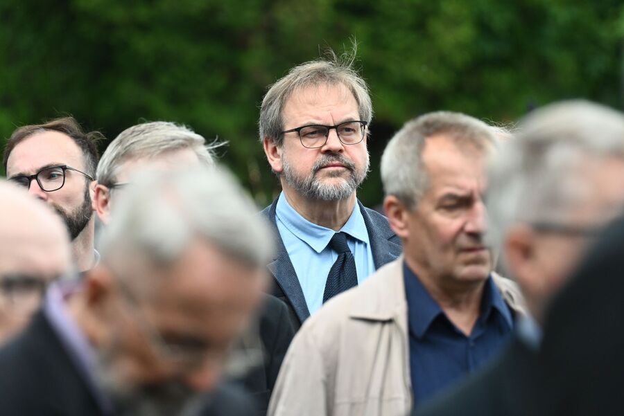 W Krakowie pochowano prof. Michała Pułaskiego. Fot. Janusz Ślęzak (IPN)
