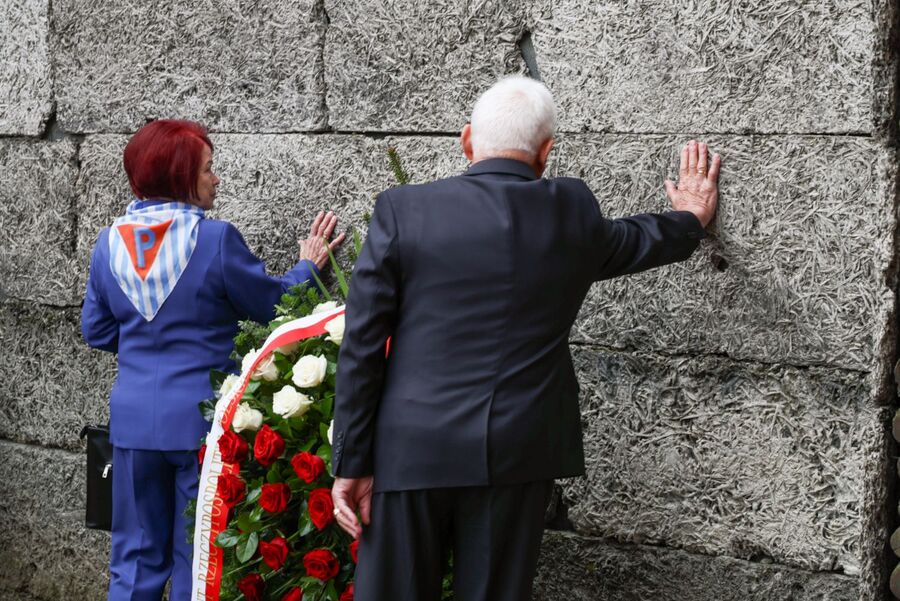 Uroczystości w Oświęcimiu. Fot. Sławek Kasper (IPN)