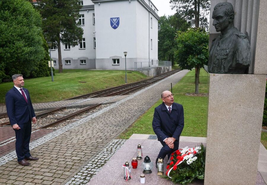 Uroczystości w Oświęcimiu. Fot. Sławek Kasper (IPN)