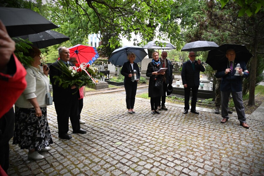 Uroczystość na Cm. Rakowickim. Fot. Żaneta Wierzgacz (IPN)