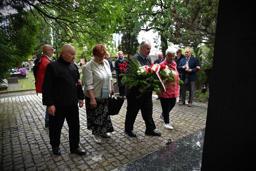 Uroczystość na Cm. Rakowickim. Fot. Żaneta Wierzgacz (IPN)