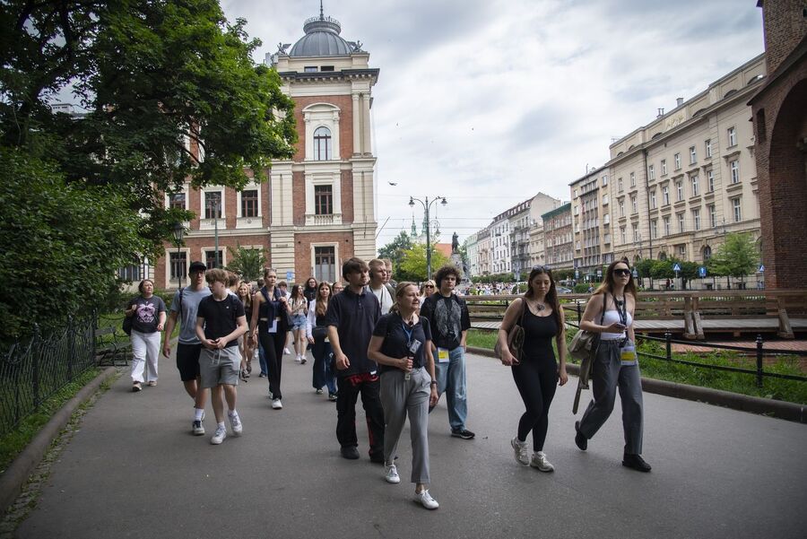 Finaliści II edycji konkursu Silni Polską w Krakowie. Fot. Agnieszka Masłowska (IPN)