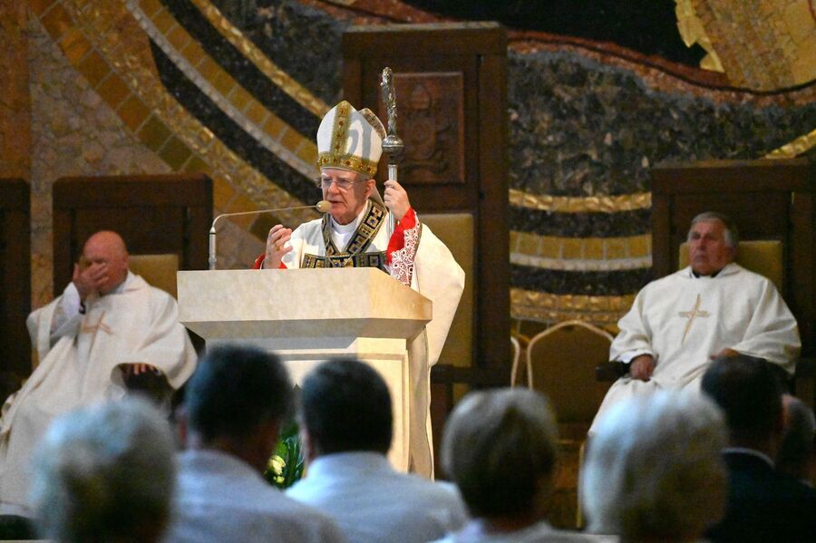 Kraków. Uroczystości z okazji 45-lecia rolniczej „Solidarności”. Fot. Janusz Ślęzak (IPN)