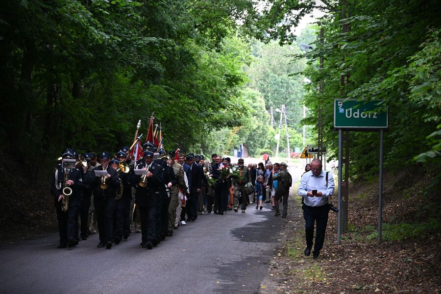 Uroczystości w związku z 82. rocznicą akcji specjalnej „Koppe” – Udórz. Fot. Żaneta Wierzgacz (IPN)