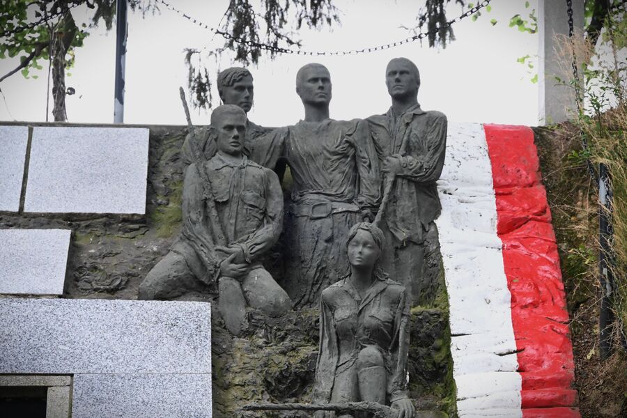 Uroczystości w związku z 82. rocznicą akcji specjalnej „Koppe” – Udórz. Fot. Żaneta Wierzgacz (IPN)
