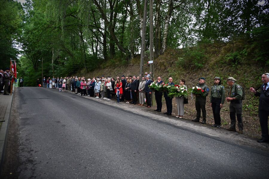 Uroczystości w związku z 82. rocznicą akcji specjalnej „Koppe” – Udórz. Fot. Żaneta Wierzgacz (IPN)