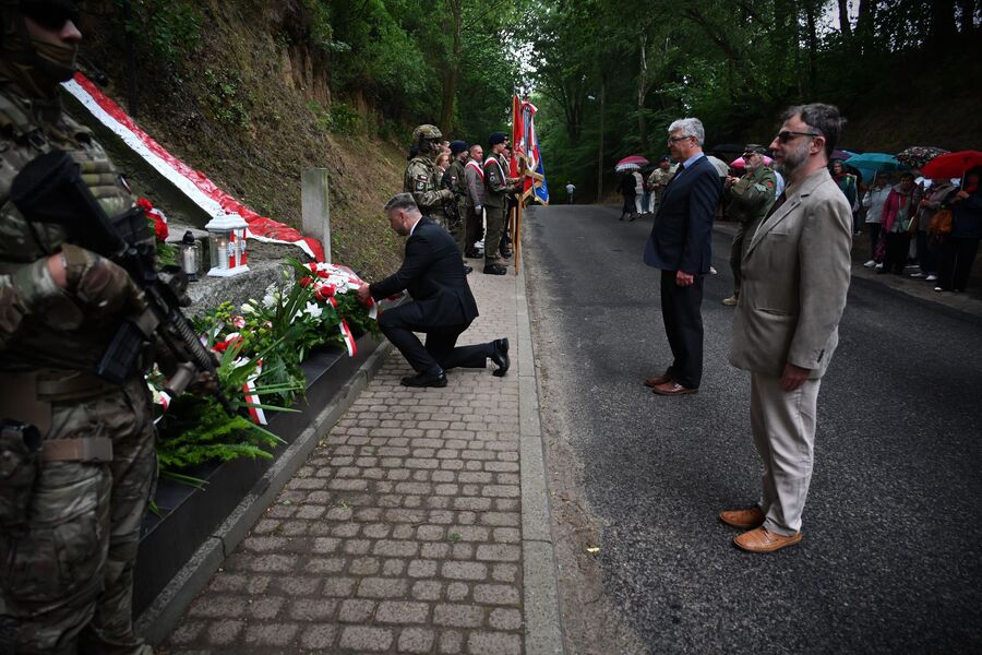 Uroczystości w związku z 82. rocznicą akcji specjalnej „Koppe” – Udórz. Fot. Żaneta Wierzgacz (IPN)