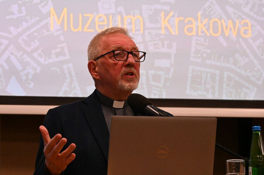 O ludobójstwie ukraińskich nacjonalistów na Polakach. Spotkanie w Krzysztoforach. Fot. Janusz Ślęzak (IPN)