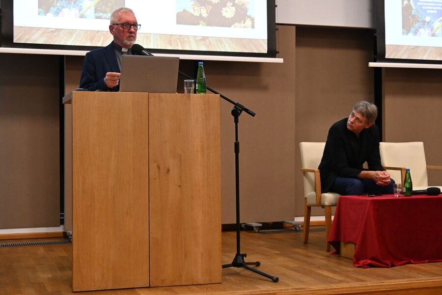 O ludobójstwie ukraińskich nacjonalistów na Polakach. Spotkanie w Krzysztoforach. Fot. Janusz Ślęzak (IPN)
