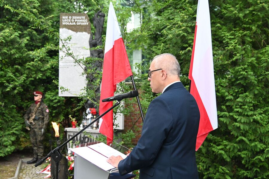 Krakowskie uroczystości w 83. rocznicę krwawej niedzieli na Wołyniu. Fot. Janusz Ślęzak (IPN)