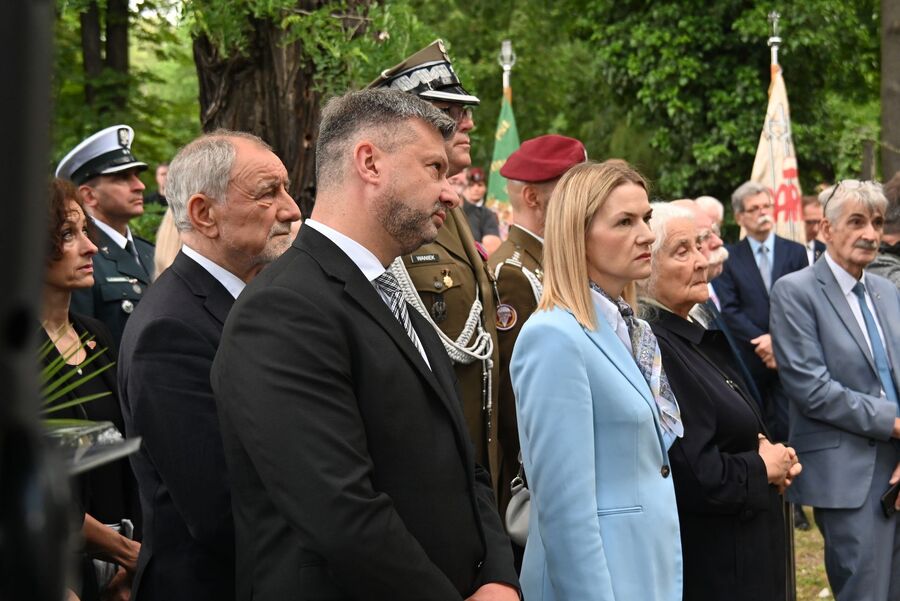 Krakowskie uroczystości w 83. rocznicę krwawej niedzieli na Wołyniu. Fot. Janusz Ślęzak (IPN)