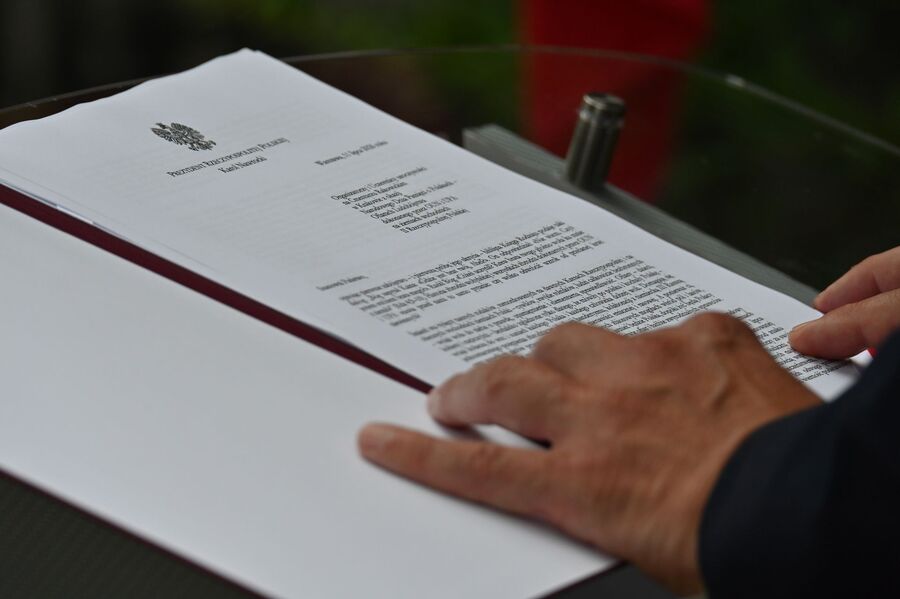 Krakowskie uroczystości w 83. rocznicę krwawej niedzieli na Wołyniu. Fot. Janusz Ślęzak (IPN)