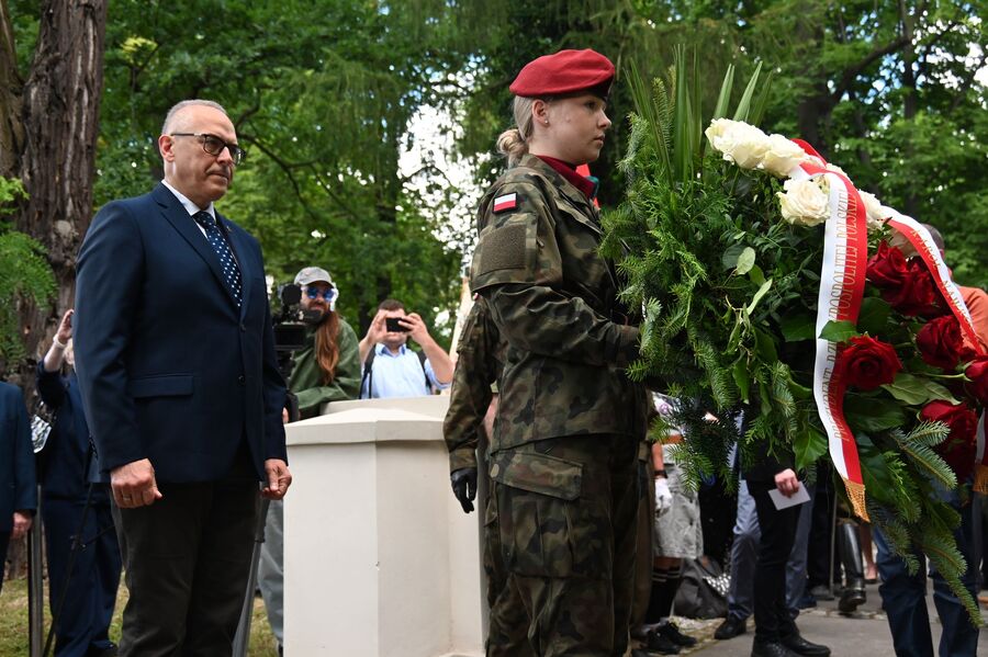 Krakowskie uroczystości w 83. rocznicę krwawej niedzieli na Wołyniu. Fot. Janusz Ślęzak (IPN)