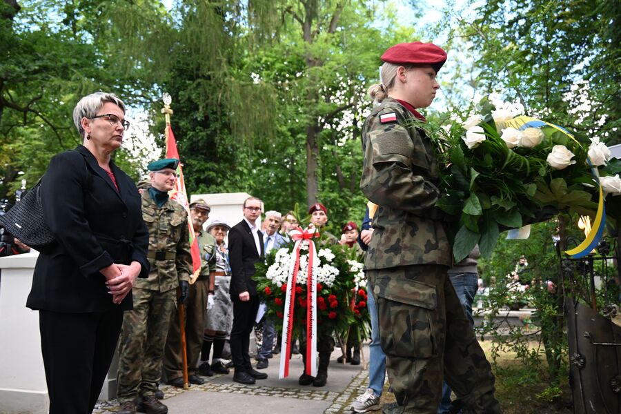 Krakowskie uroczystości w 83. rocznicę krwawej niedzieli na Wołyniu. Fot. Janusz Ślęzak (IPN)