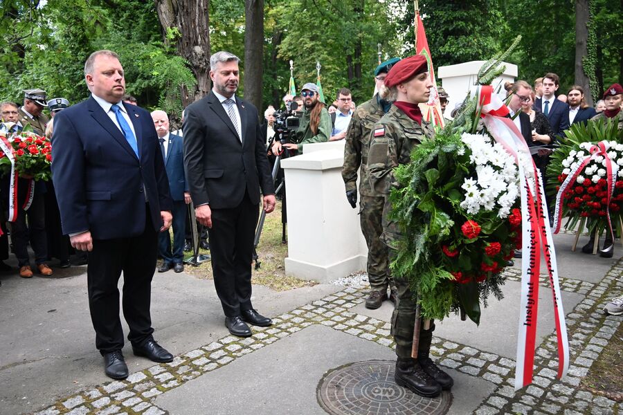Krakowskie uroczystości w 83. rocznicę krwawej niedzieli na Wołyniu. Fot. Janusz Ślęzak (IPN)