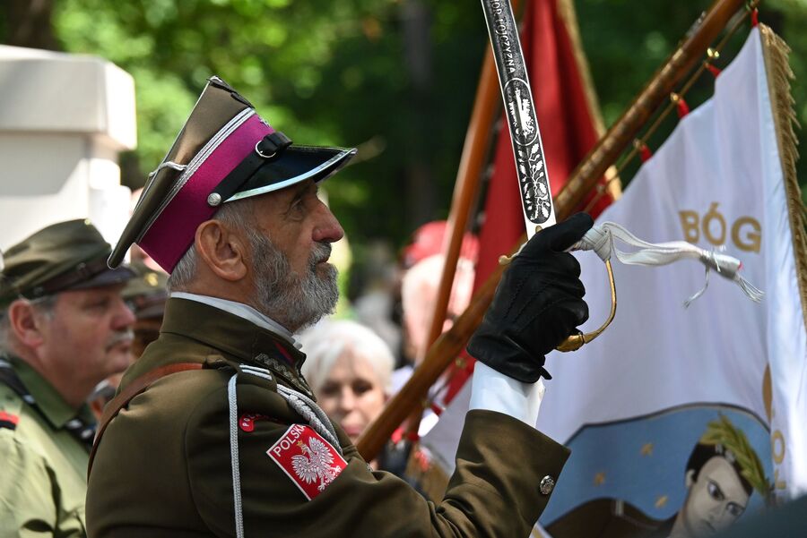 Krakowskie uroczystości w 83. rocznicę krwawej niedzieli na Wołyniu. Fot. Janusz Ślęzak (IPN)