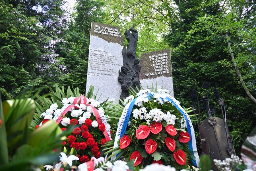 Krakowskie uroczystości w 83. rocznicę krwawej niedzieli na Wołyniu. Fot. Janusz Ślęzak (IPN)
