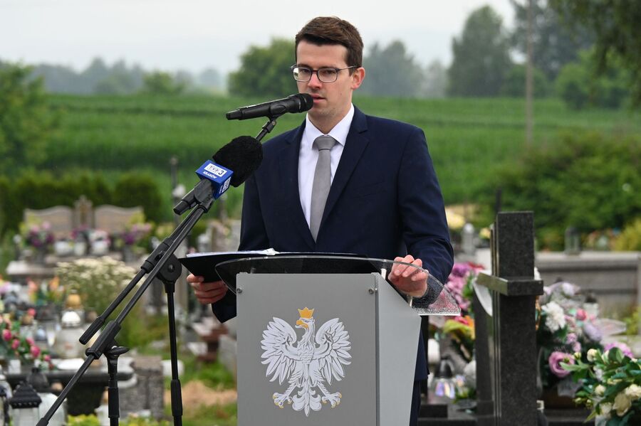 Dzień Walki i Męczeństwa Wsi Polskiej. Uroczystości w Liszkach. Fot. Janusz Ślęzak (IPN)