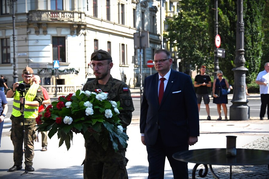 112. rocznica wymarszu Pierwszej Kompanii Kadrowej z krakowskich Oleandrów. Fot. Żaneta Wierzgacz (IPN)