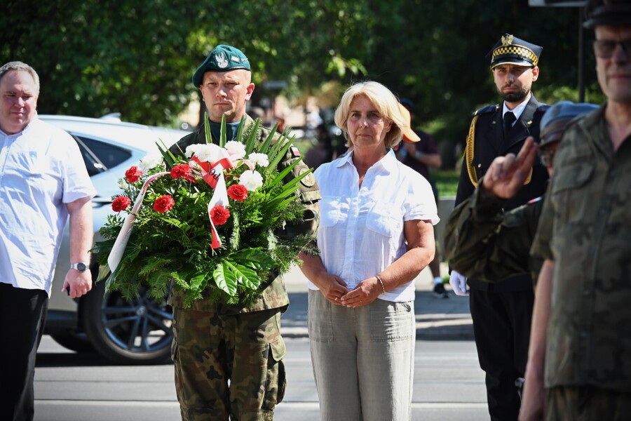 112. rocznica wymarszu Pierwszej Kompanii Kadrowej z krakowskich Oleandrów. Fot. Żaneta Wierzgacz (IPN)