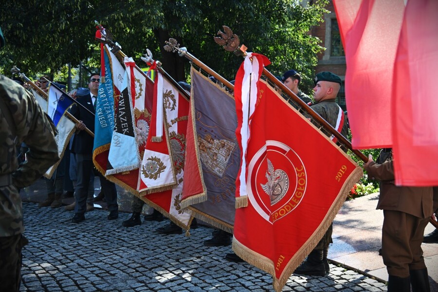 112. rocznica wymarszu Pierwszej Kompanii Kadrowej z krakowskich Oleandrów. Fot. Żaneta Wierzgacz (IPN)