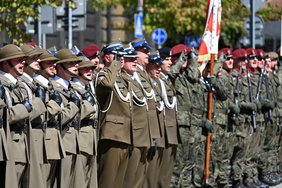 Święta Wojska Polskiego w Krakowie. Fot. Janusz Ślęzak (IPN)