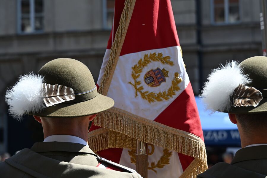 Święta Wojska Polskiego w Krakowie. Fot. Janusz Ślęzak (IPN)