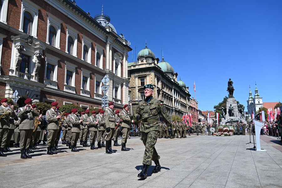 Święta Wojska Polskiego w Krakowie. Fot. Janusz Ślęzak (IPN)