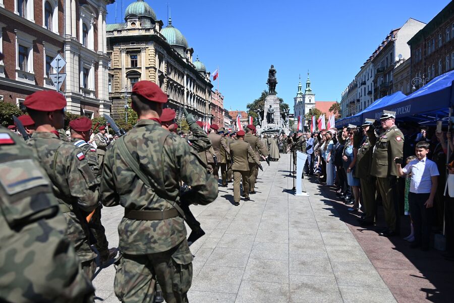 Święta Wojska Polskiego w Krakowie. Fot. Janusz Ślęzak (IPN)