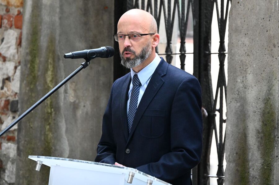 Uroczystości w 80. rocznicę rozbicia komunistycznego więzienia św. Michała w Krakowie. Fot. Janusz Ślęzak (IPN)