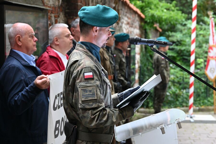 Uroczystości w 80. rocznicę rozbicia komunistycznego więzienia św. Michała w Krakowie. Fot. Janusz Ślęzak (IPN)