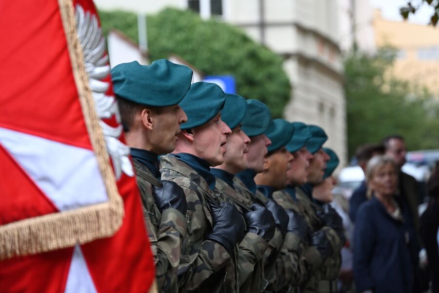 Uroczystości w 80. rocznicę rozbicia komunistycznego więzienia św. Michała w Krakowie. Fot. Janusz Ślęzak (IPN)