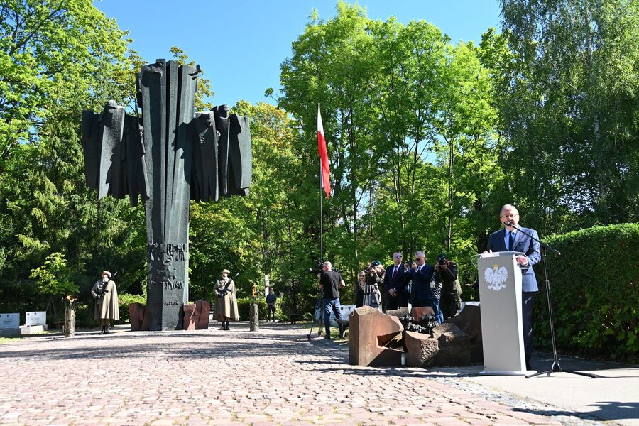 Krakowskie uroczystości upamiętniające ofiary niemieckiej agresji na Polskę. Fot. Janusz Ślęzak (IPN)