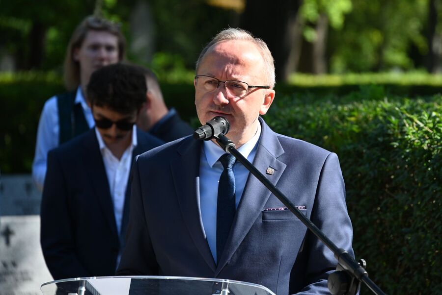 Krakowskie uroczystości upamiętniające ofiary niemieckiej agresji na Polskę. Fot. Janusz Ślęzak (IPN)