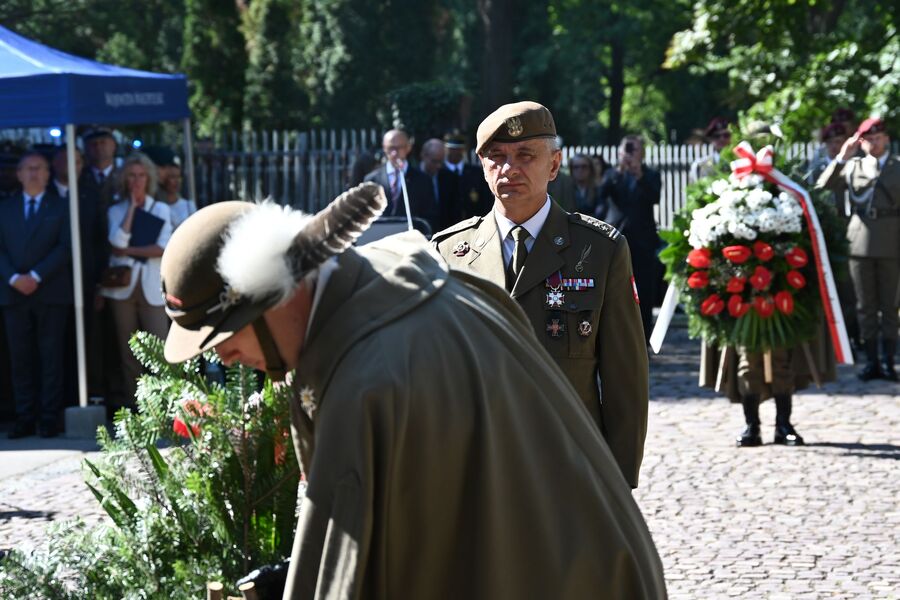 Krakowskie uroczystości upamiętniające ofiary niemieckiej agresji na Polskę. Fot. Janusz Ślęzak (IPN)